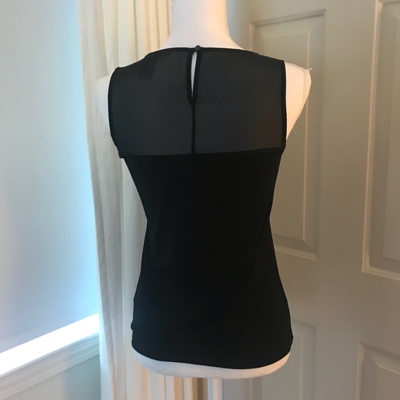 {Banana Republic} Fitted Tank With Sheer Panel - Picture 3 of 5